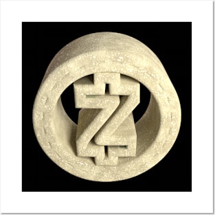 3D Zcash - Sand Posters and Art